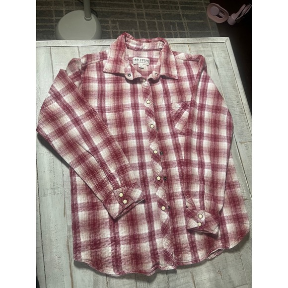 Idyllwind Tops - Idyllwind Miranda Lambert Women's XS/TP Red Plaid Flannel Shirt Button Down